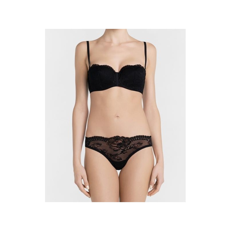 Brigitta La Perla balconette bra black @