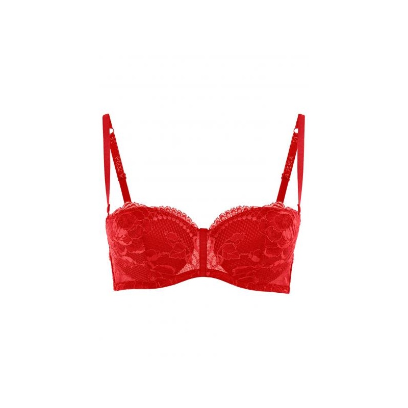 Brigitta La Perla balconette bra red @