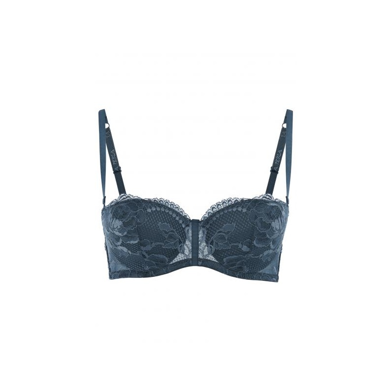 Brigitta La Perla balconette bra blue @