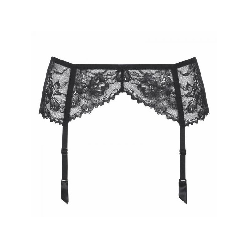 Fabulous suspender belt black @ www.luxtonboutique.com