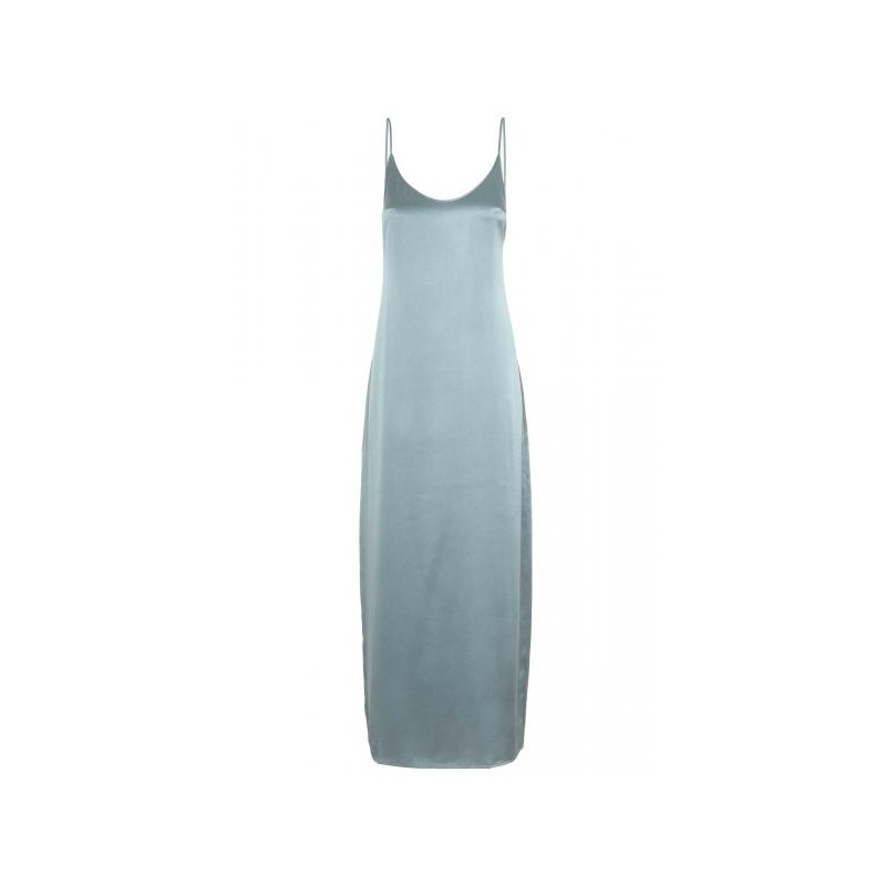 Silk La Perla nightdress long frosty green @ www.luxtonboutique.com