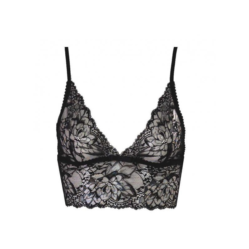 Antique Allure bralette bra black BLACK FRIDAY. @ www