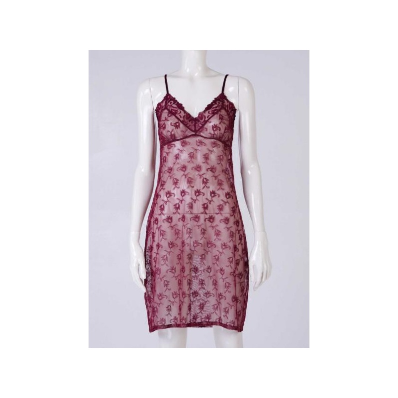 La Belle poque lace slip dress burgundy www.luxtonboutique