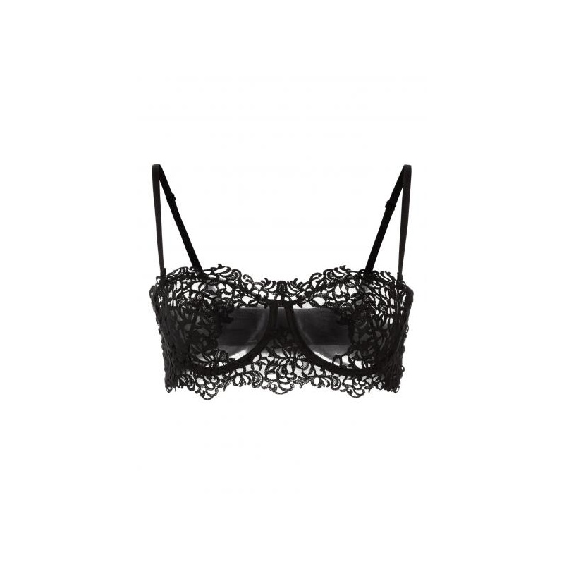 Petit Macrame La Perla bra black @