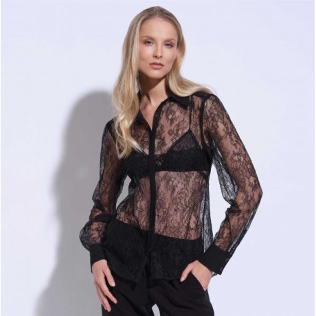 Athena Chantilly lace coctail pluus must S