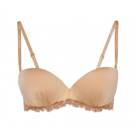 Romantic Zephyr La Perla balconet bra beige