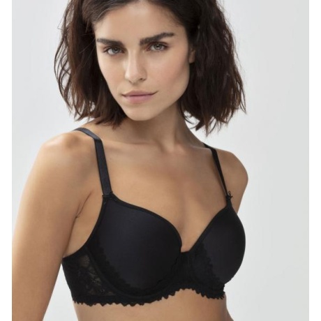 Fabulous spacer T-shirt bra full cup black BLACK FRIDAY.