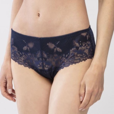 Luxurious lace shorts dark blue