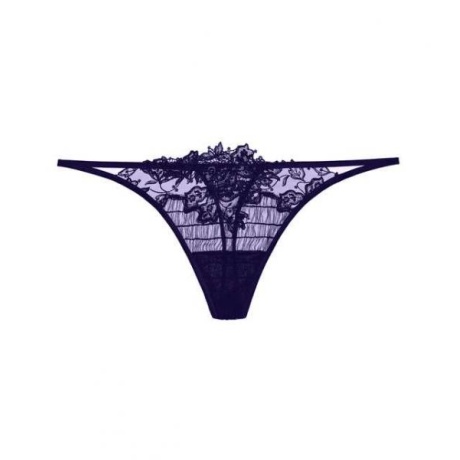 Floral Groove string brief violet S