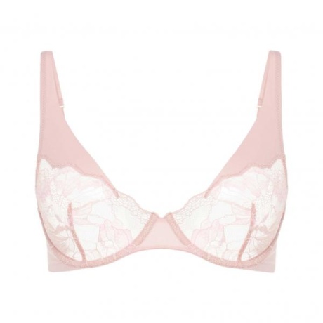 Butterfly La Perla underwire bra pink