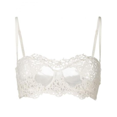 Petit Macrame La Perla  bra white