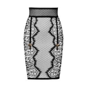 Maison Close skirt with garter Divine black