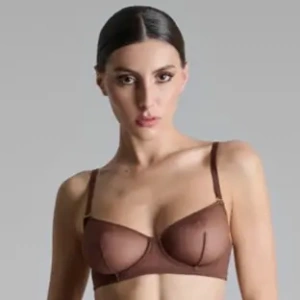 Maison Close Corps à Corps undrewired bra Neon brown