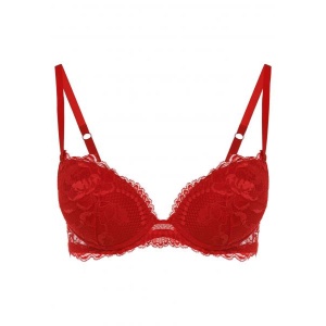 Brigitta La Perla push up bra red