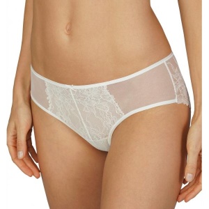 Fabulous lace hipster brief white