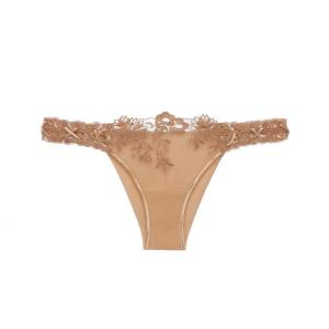 Romantic Zephyr La Perla pitsilliset housut beige