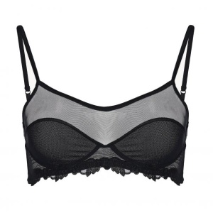 Maison Contouring La Perla mustat bralette-rintaliivit