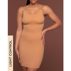 Invisible Singlet Dress light brown