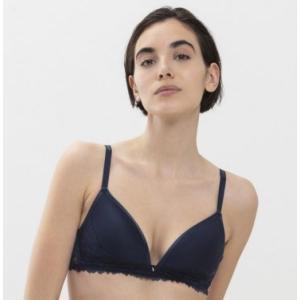 Luxurious soft spacer triangle bra dark blue 