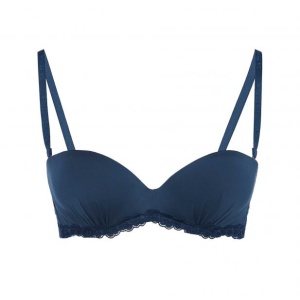 Romantic Zephyr La Perla balconet bra denim 