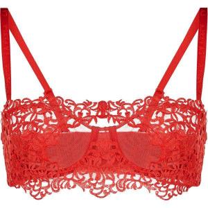 Petit Macrame La Perla  bra red