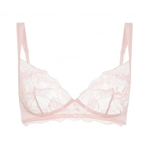 Butterfly La Perla underwire bra pink