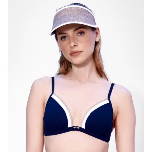 Mariner triangle bikini bra navy