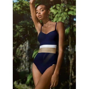 Mariner underwired swimsuit navy blue
