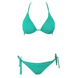 Max Mara Cosmo triangle  bikini set green