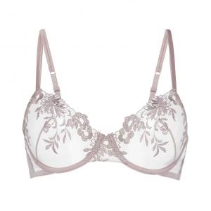 Romantic Zephyr La Perla underwired bra grey