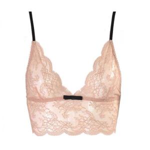 Antique Allure bralette bra Café au lait beige