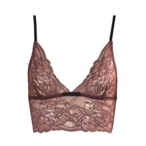 Antique Allure bralette rintaliivi ruskea