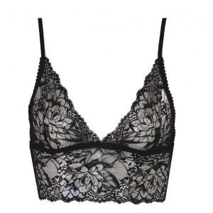 Antique Allure bralette bra black 