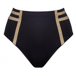 Construction bikini  high brief black