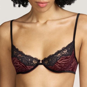 Fraser image underwired bra wine