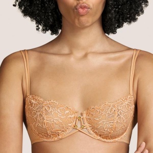 Nadia underwired bra gold