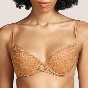 Nadia push up bra gold