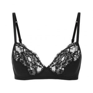 Souple La Perla  cotton non-wired bra black 