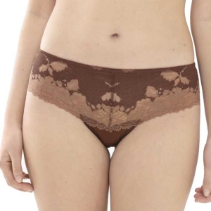 Luxurious lace shorts brown