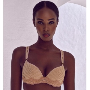 Oxman push up bra light tan