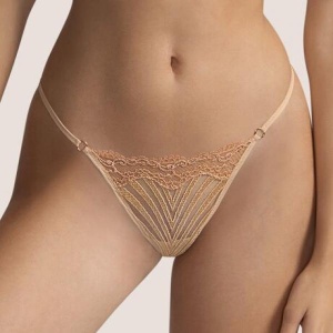 Oxman thong light tan