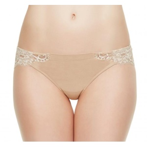 Souple La Perla  cotton brazilian briefs beige