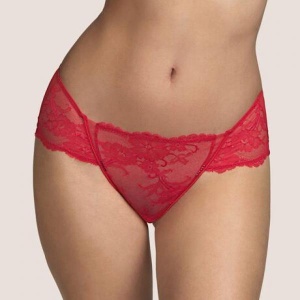 Gaga  lace brief red