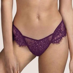 Ella lace string brief tourmaline