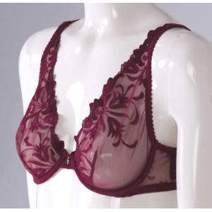 La Belle époque underwired bra burgundy