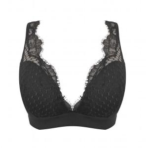 Honeycomb La Perla bralette rinnahoidja must 