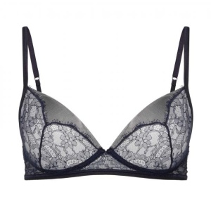 Poesia La Perla bralette musta 