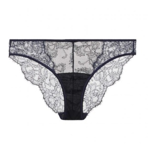 Poesia La Perla  lace brief  black