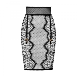 Maison Close skirt with garter Divine black