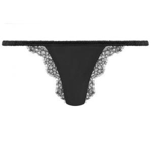 Maison Close mini stringit silk musta